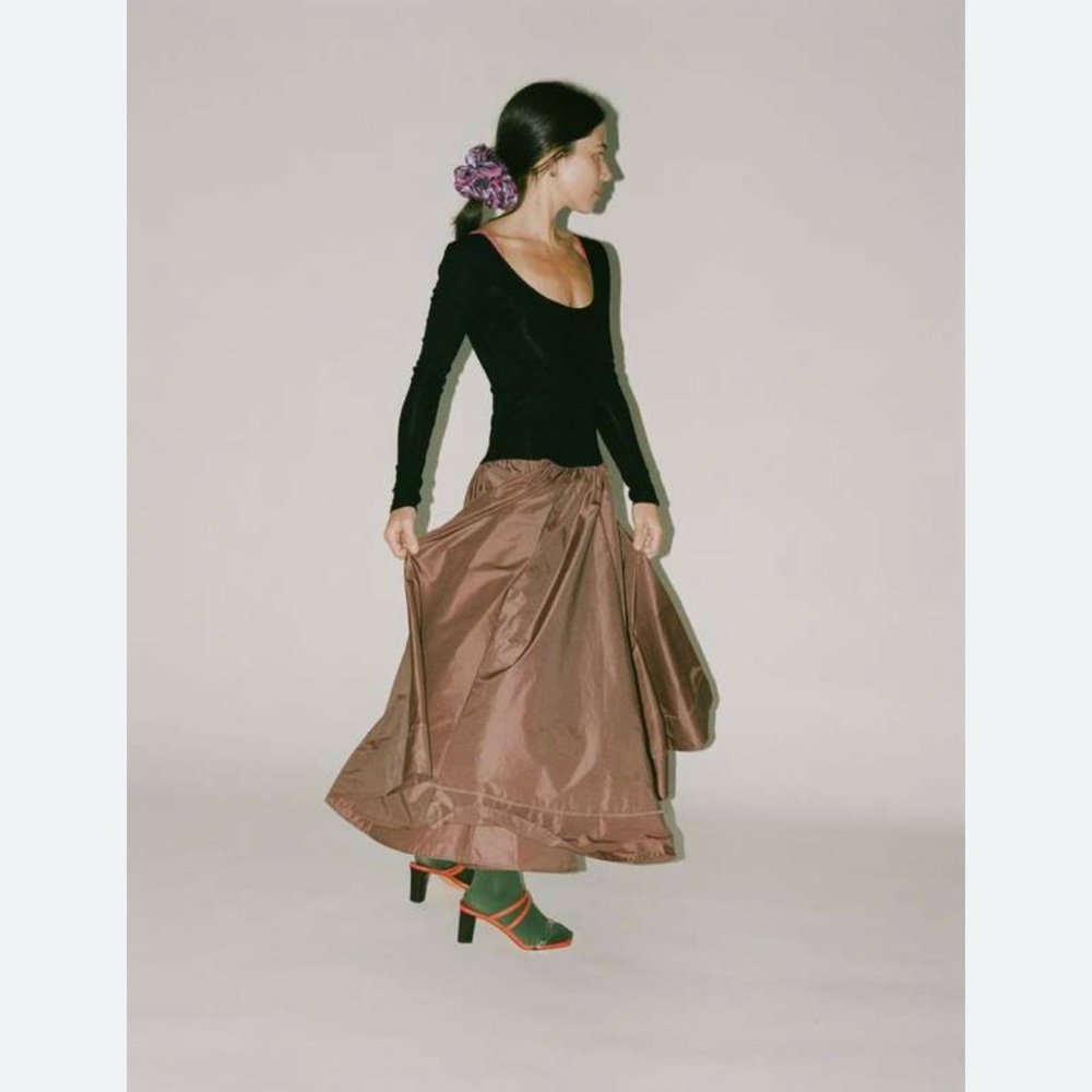 Maryam Nassir Zadeh MNZ maxi scoop neck dress